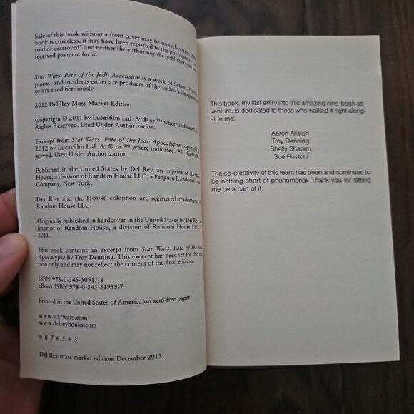 Star Wars: Fate of the Jedi - Ascension (Star Wars: Fate of the Jedi - Legends) - Picture 7 of 7